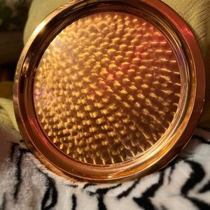 Copper craft serving platter 12”